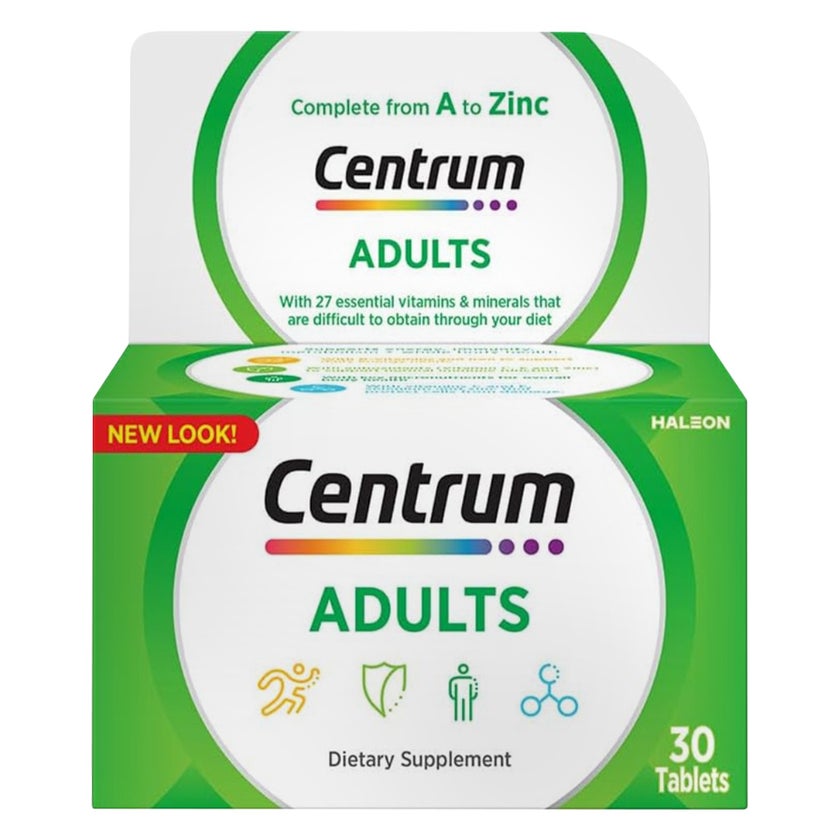 Centrum Adult Multivitamin Supplement Tablets, Pack of 30's
