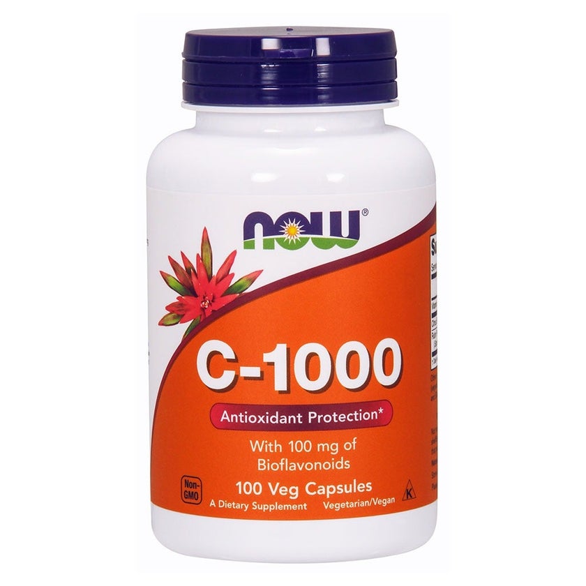 Now C-1000 Vitamin C Veg Capsules, Pack of 100's