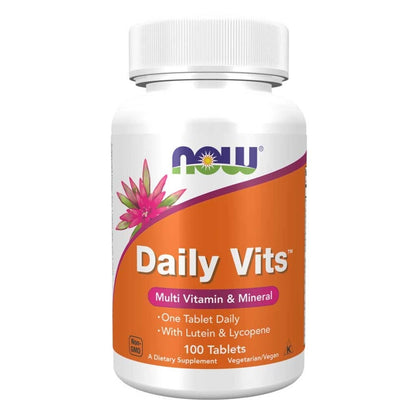 Now Daily Vits Multivitamins & Minerals Tablets, Pack of 100's