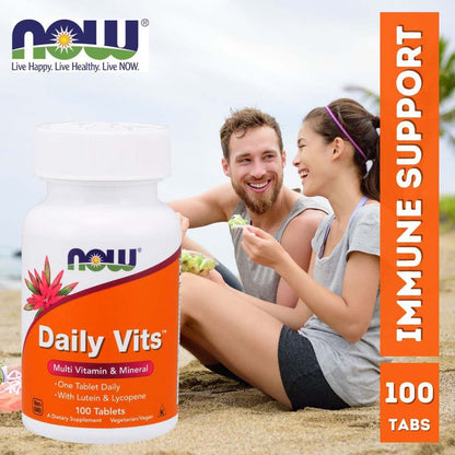 Now Daily Vits Multivitamins & Minerals Tablets, Pack of 100's