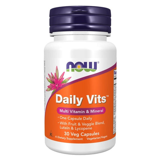 Now Daily Vits Multivitamins & Minerals Supplement Tablets For Overall Wellness, Pack of 30's