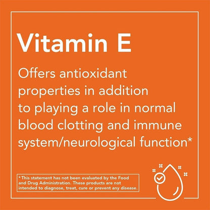 Now E-400 Vitamin E Softgels, Pack of 50's