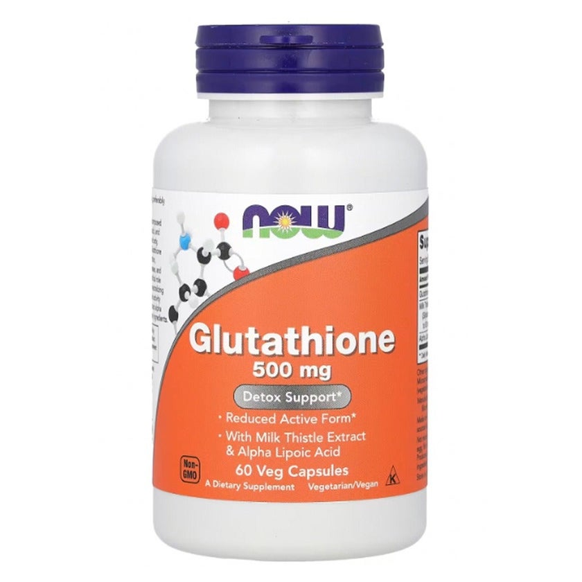 Now Glutathione 500mg Detox Support Veg Capsules, Pack of 60's