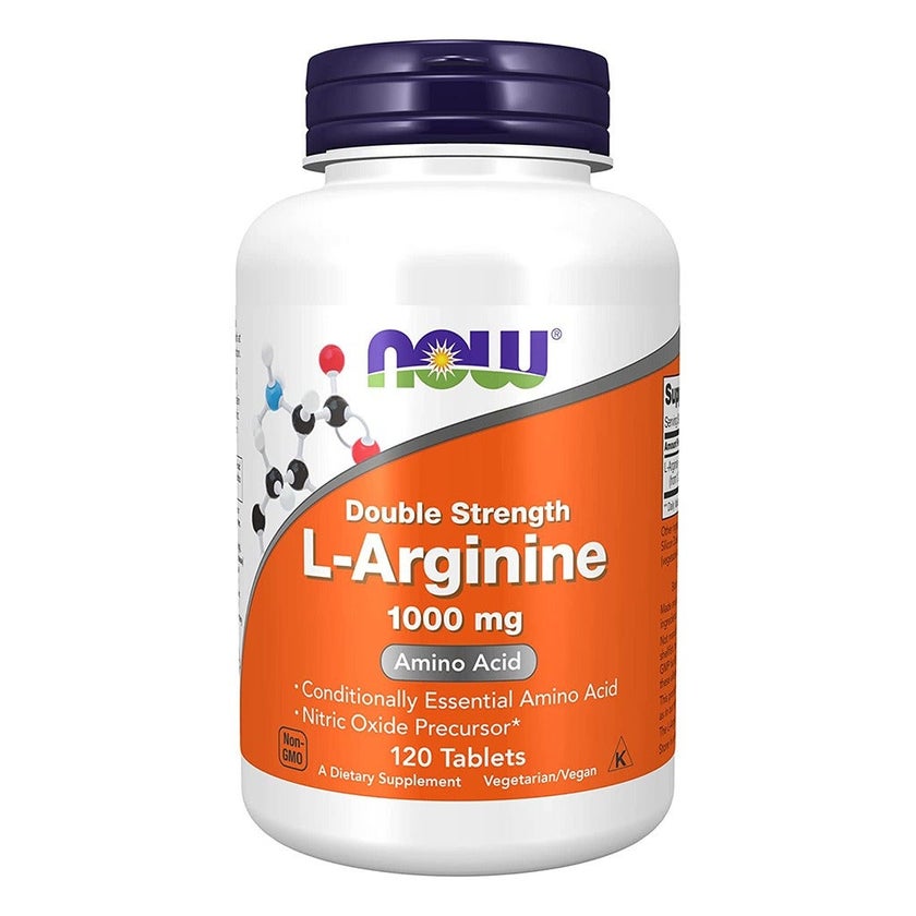 Now Double Strength L-Arginine 1000mg Tablets, Pack of 120's
