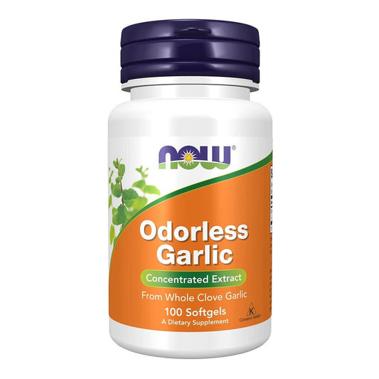 Now Odorless Garlic Softgels For Heart & Immune Support, Pack of 100's