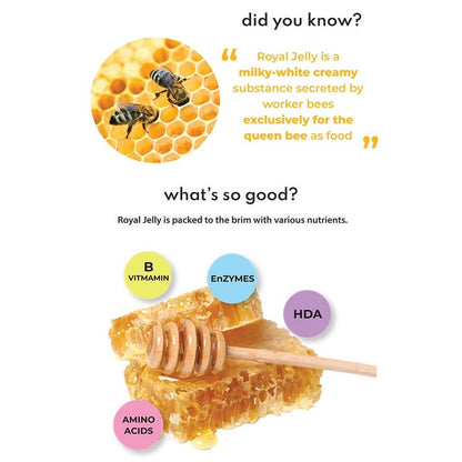 Now Royal Jelly 1500mg Capsules For Overall Health & Wellness, Pack of 60's