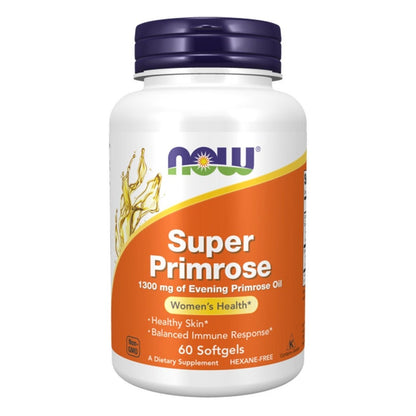 Now Super Primrose 1300mg Softgel For Women's Health, Pack of 60's