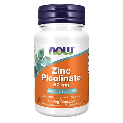 Now Zinc Picolinate 50mg Capsules, Pack of 60's