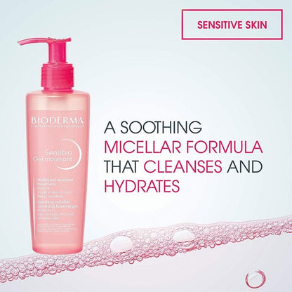 Bioderma Sensibio Soothing Micellar Cleansing Foaming Gel For Sensitive Skin