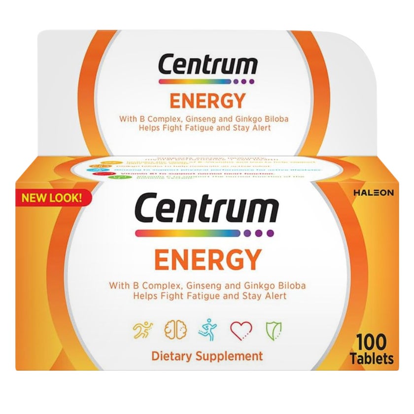 Centrum Energy Multivitamin Supplement Tablets, Pack of 30's