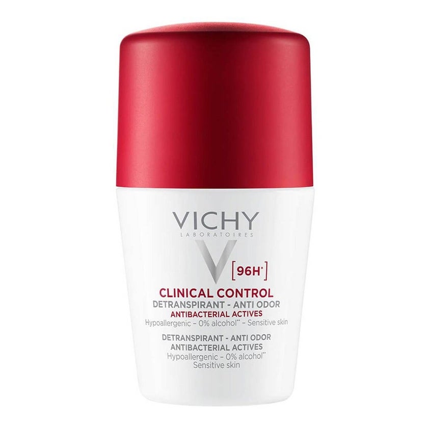 Vichy 96 Hour Clinical Control Dry Touch Anti-Odour Deodorant Roll-On For Women 50ml