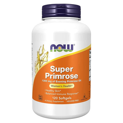 Now Super Primrose 1300mg Softgel For Women's Health, Pack of 120's