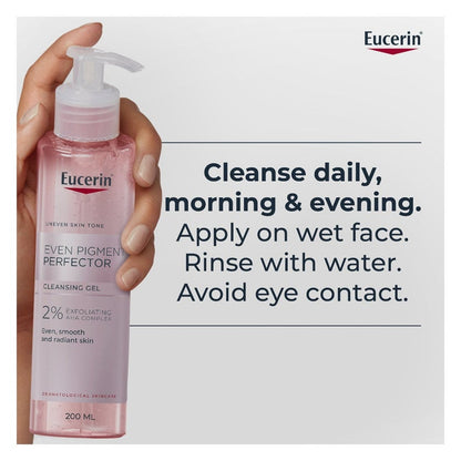 Eucerin Even Pigment Perfector 2% AHA Exfoliating Cleansing Gel 200ml
