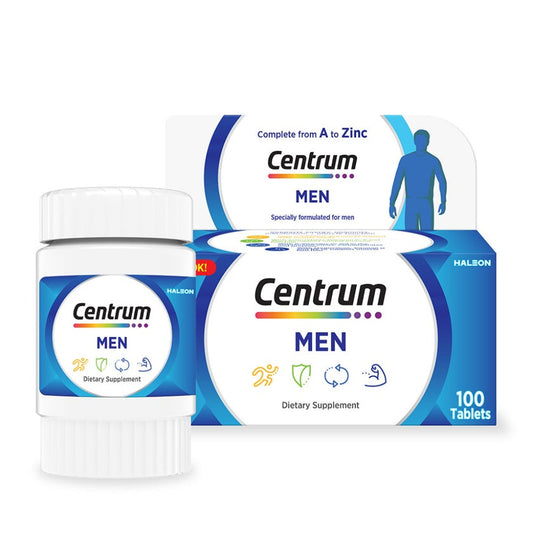 Centrum Men's Multivitamin Supplement Tablets, Pack of 100's