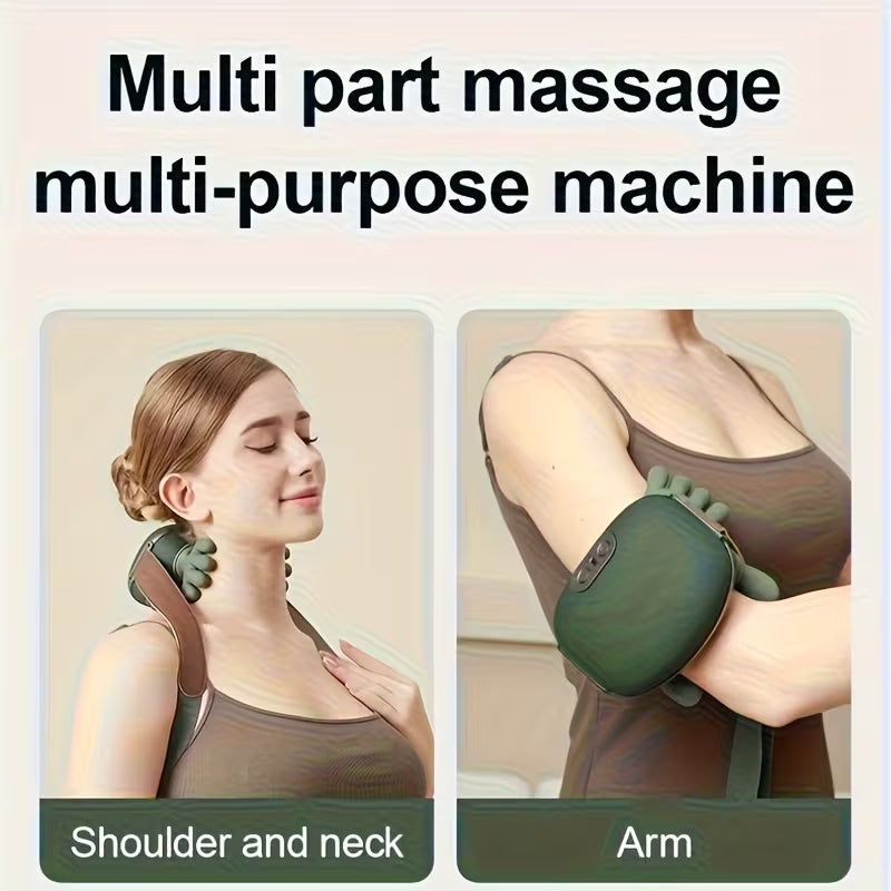 Smart Neck - Shoulder Massager with Heat, Deep Tissue Kneading Relief