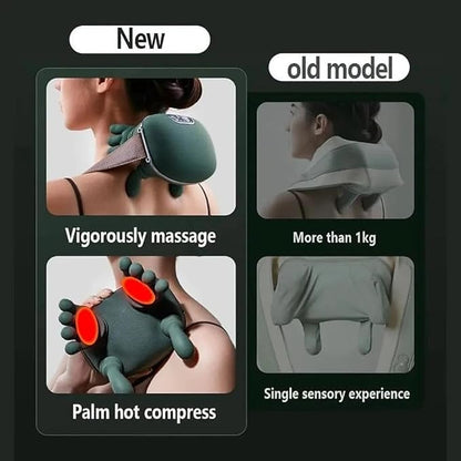 Smart Neck - Shoulder Massager with Heat, Deep Tissue Kneading Relief