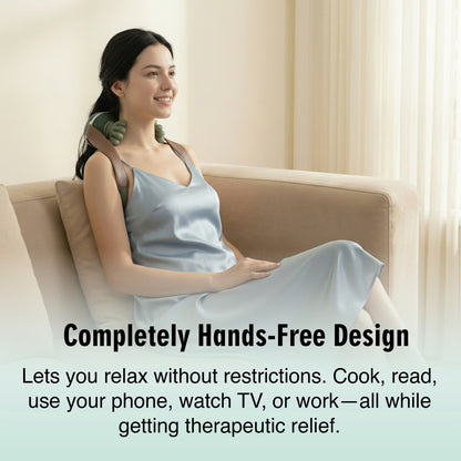 Smart Neck - Shoulder Massager with Heat, Deep Tissue Kneading Relief