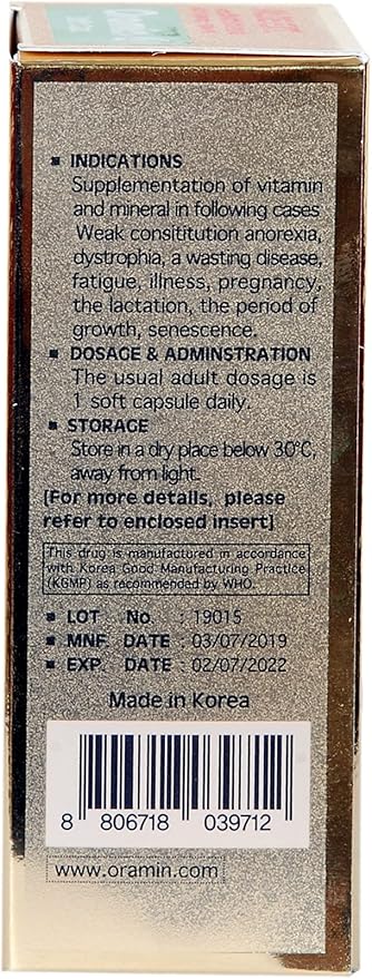 Oramin G – 30 Capsules