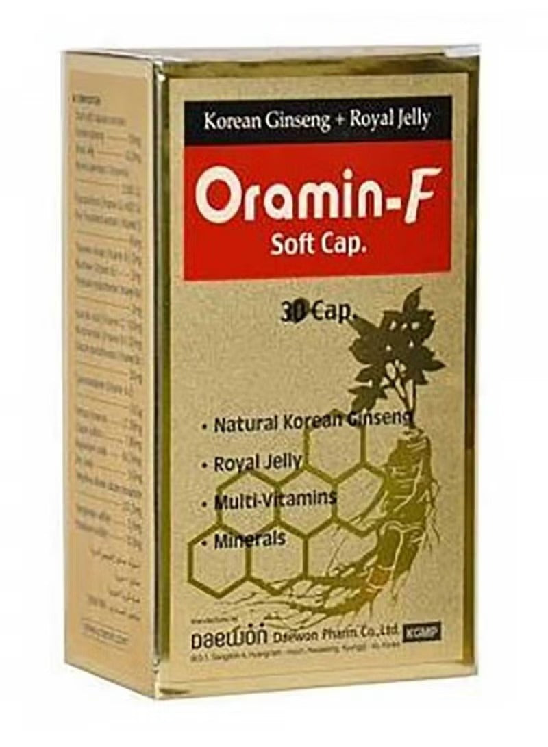 Oramin F – 30 Capsules – Multivitamin and Mineral Supplement for Overall Health & Vitality