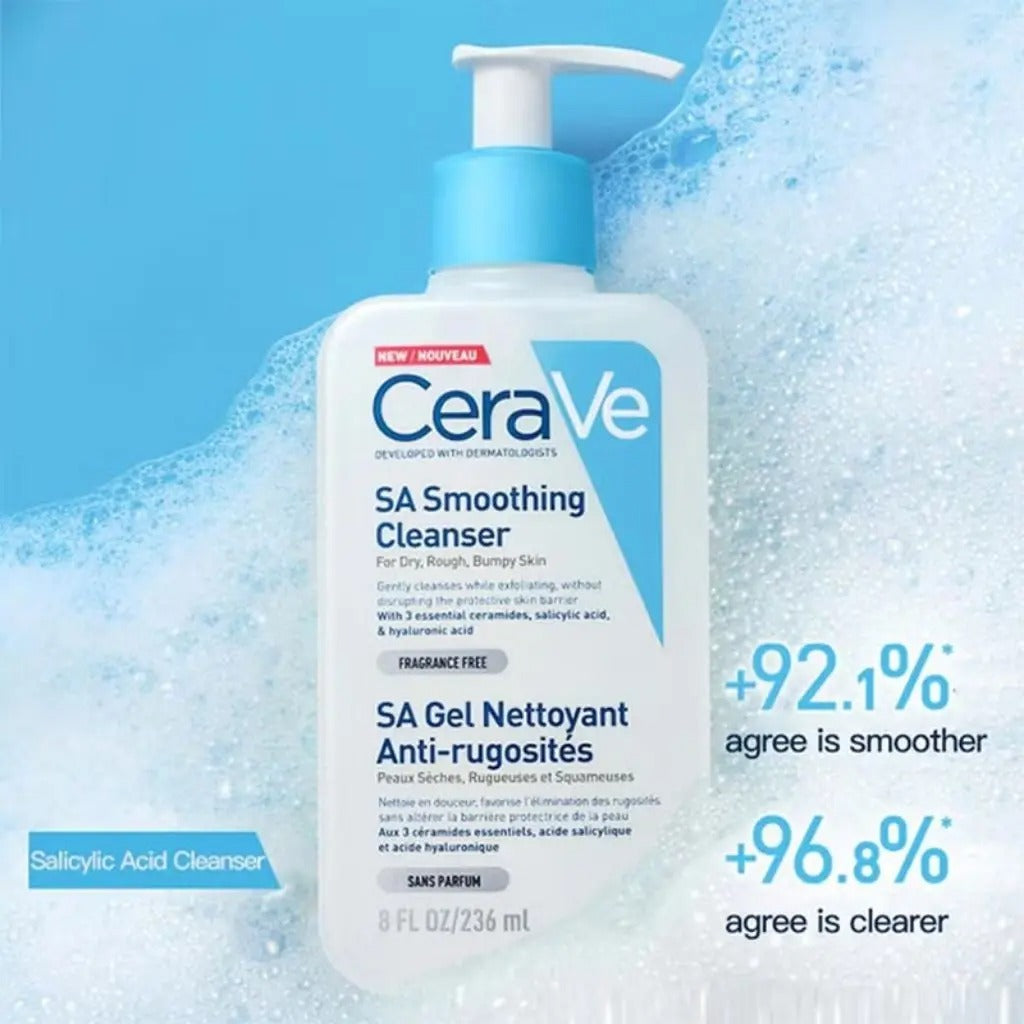 CeraVe SA Smoothing Cleanser With Salicylic Acid