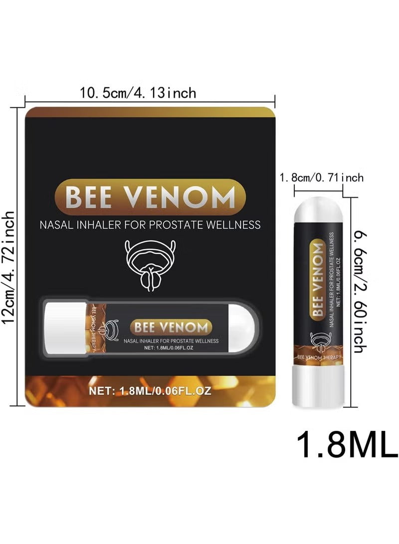 Bee Venom Male Vitality boost Nasal Inhaler Stick Frequent Urination Prostate Discomfort Improving Stick for Men